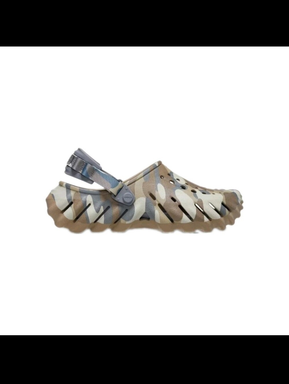 Crocs Unisex Redux Slip on Comfort Clog in Camo Charcoal Green 6M 8W